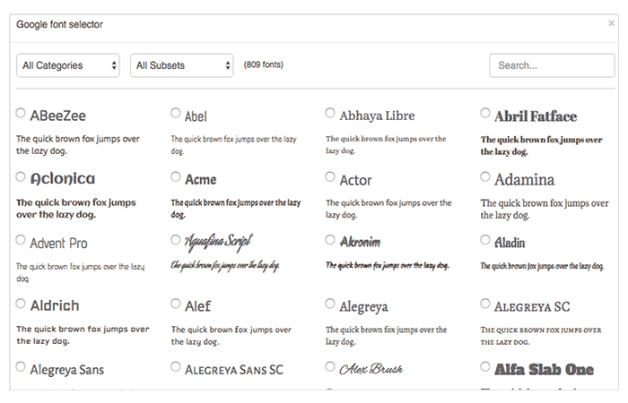 Google font Collection Google font Collection